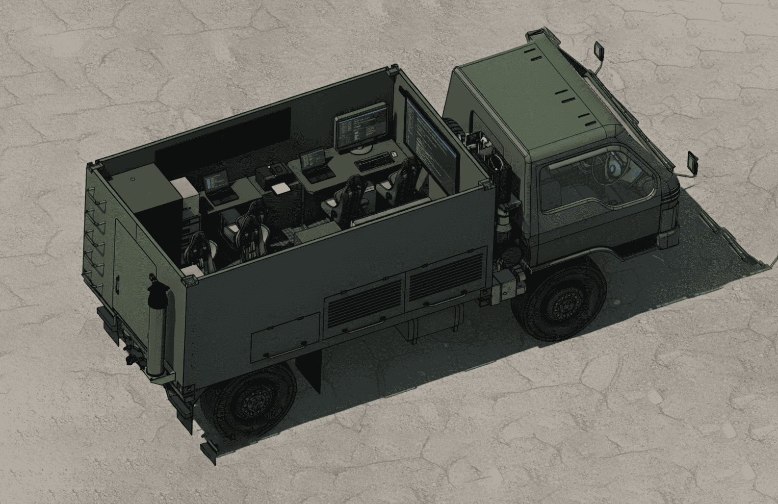 Special Ops Command Post (SOCP), Command Control platform, mobile war room